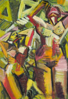 Francine Scialom Greenblatt; Two Female Nudes