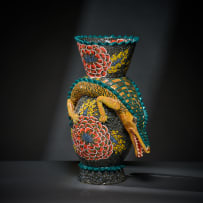 Ardmore Ceramic Studio; Crocodile vase