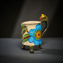 Ardmore Ceramic Studio; Set of six animal mugs