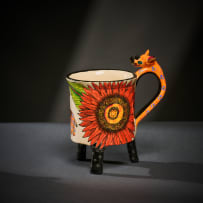 Ardmore Ceramic Studio; Set of six animal mugs