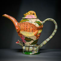 Ardmore Ceramic Studio; Croc teapot