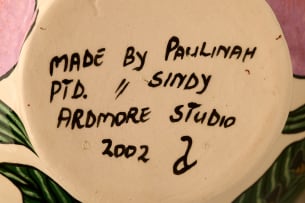 Ardmore Ceramic Studio; Yellow zebra milk jug