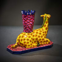 Ardmore Ceramic Studio; Giraffe candle holder
