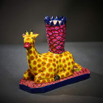 Ardmore Ceramic Studio; Giraffe candle holder