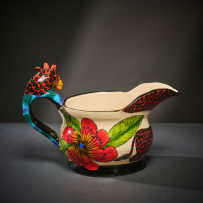 Ardmore Ceramic Studio; Giraffe milk jug