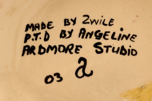 Ardmore Ceramic Studio; Frog vase
