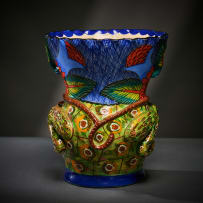 Ardmore Ceramic Studio; Frog vase