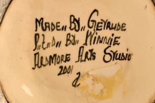 Ardmore Ceramic Studio; Guineafowl vase