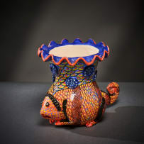 Ardmore Ceramic Studio; Chameleon vase