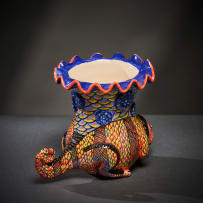 Ardmore Ceramic Studio; Chameleon vase