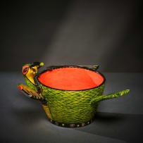 Ardmore Ceramic Studio; Bird and flower bowl