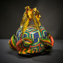 Ardmore Ceramic Studio; Giraffe sugar bowl
