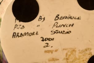 Ardmore Ceramic Studio; Birds and jackal jug