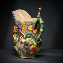 Ardmore Ceramic Studio; Birds and jackal jug