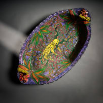 Ardmore Ceramic Studio; Leopard platter