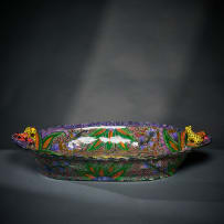 Ardmore Ceramic Studio; Leopard platter