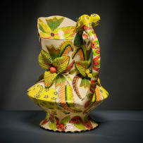 Ardmore Ceramic Studio; Elephant and flower jug