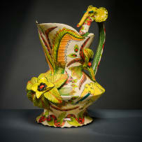 Ardmore Ceramic Studio; Elephant and flower jug