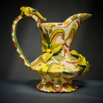 Ardmore Ceramic Studio; Elephant and flower jug