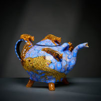 Ardmore Ceramic Studio; Cheetah teapot