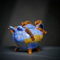 Ardmore Ceramic Studio; Cheetah teapot