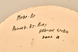 Ardmore Ceramic Studio; Crocodile butter dish