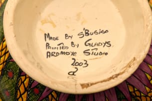Ardmore Ceramic Studio; Chameleon lidded vessel