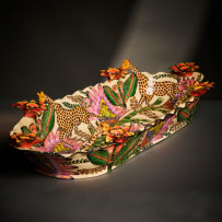 Ardmore Ceramic Studio; Giraffe and flower platter