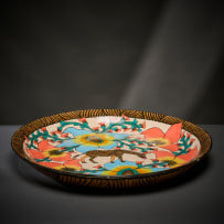 Ardmore Ceramic Studio; Zebra dish