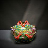 Ardmore Ceramic Studio; Zebra platter