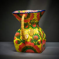 Ardmore Ceramic Studio; Elephant vase with handles