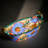 Ardmore Ceramic Studio; Leopard and flower platter