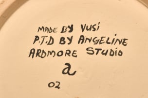 Ardmore Ceramic Studio; Peacock bowl