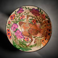 Ardmore Ceramic Studio; Peacock bowl