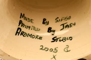 Ardmore Ceramic Studio; Elephant and animal candlesticks