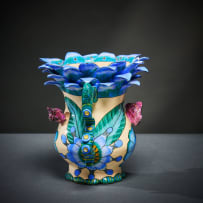 Ardmore Ceramic Studio; Fish and flower vase