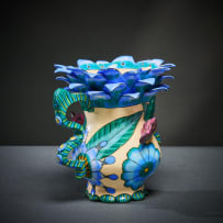 Ardmore Ceramic Studio; Fish and flower vase