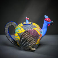 Ardmore Ceramic Studio; Guineafowl teapot