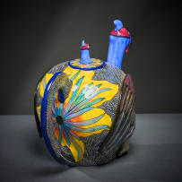 Ardmore Ceramic Studio; Guineafowl teapot