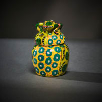 Ardmore Ceramic Studio; Frog spice jar