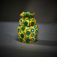Ardmore Ceramic Studio; Frog spice jar