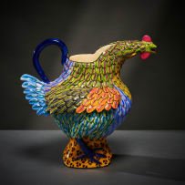 Ardmore Ceramic Studio; Chicken milk jug