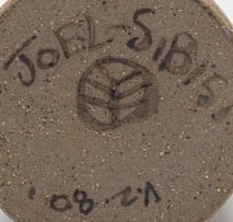 Joel Sibisi, Rorke's Drift; Cylindrical vase with rolled rim