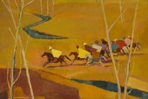 Nerine Desmond; The Cavalcade, Basutoland/Basuto Ruiters (Basuto Riders)