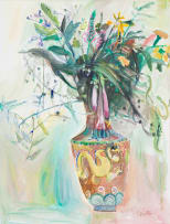 Giovanna Biallo-Stone; Cloisonné Vase