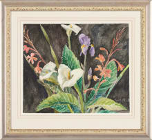 Giovanna Biallo-Stone; Flowers in a Vase