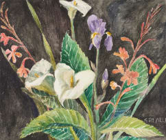 Giovanna Biallo-Stone; Flowers in a Vase