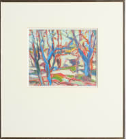 Herbert Coetzee; Landskap met Bome II (Landscape with Trees II)