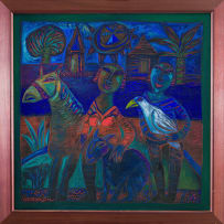 Jan Vermeiren; Figures with Animals and Bird