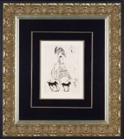 Marc Chagall; La Tour Eiffel, from the VVV portfolio